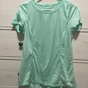 mint green workout tshirt size S